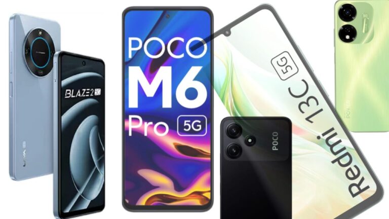 Poco M6 Pro 5G, Lava Blaze 2 5G, itel P55 5G, Redmi 13C 5G
